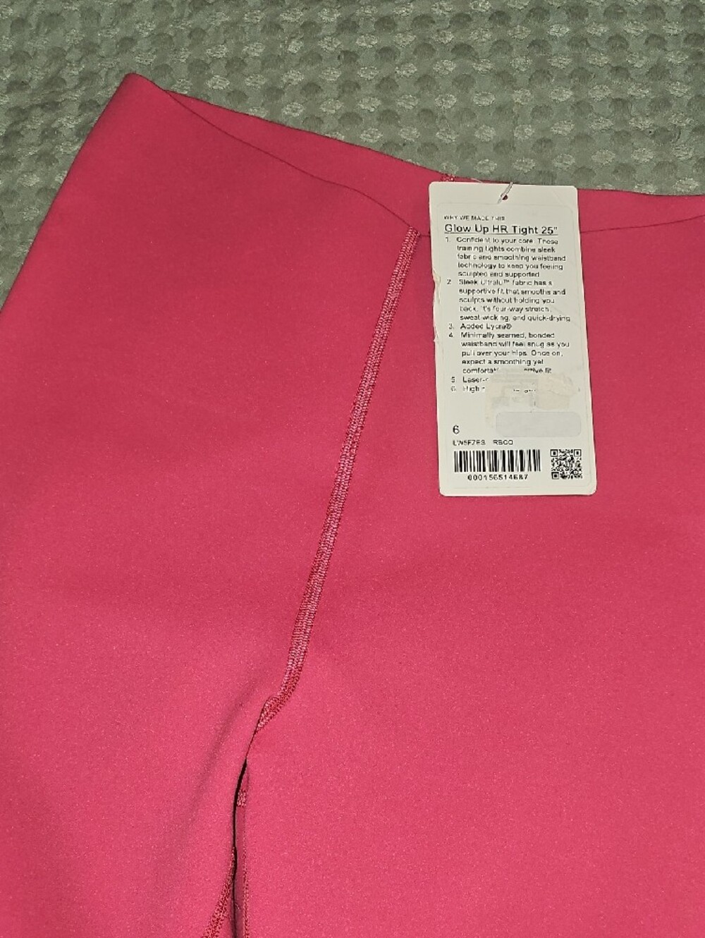 lululemon athletica Glow Up HR Tight 25" Leggings - Rasberry